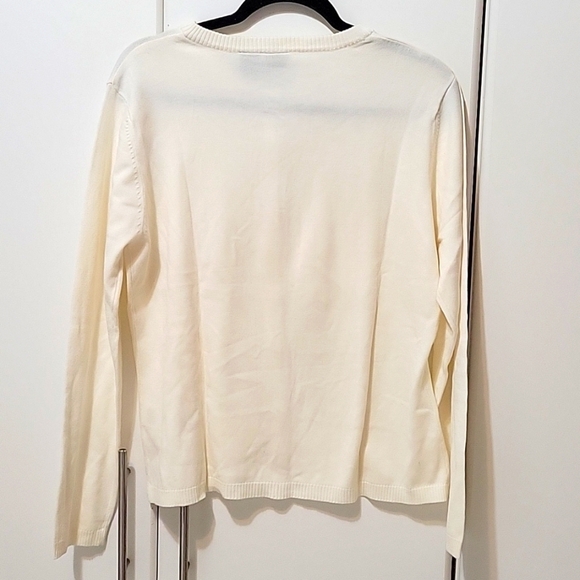 Basic women's button down sweater - Picture 5 of 7